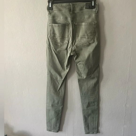 🛍️American Eagle Super Hi Rise Jeggings Size 4 - Picture 3 of 6